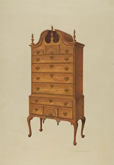 Highboy Prints: Highboy, c. 1939. Creator: Leonard Battee