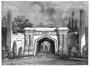 Highgate Prints: Highgate Cemetery, London, 1838