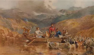 Highlander Prints: The Highland Ferry, 1857, (1938). Artist: John Frederick Tayler
