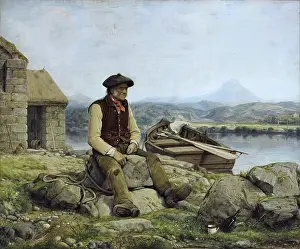 Dyce Prints: The Highland Ferryman, 1857. Creator: William Dyce