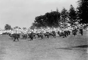 Highland Fling, Pelham Bay Park, 1911. Creator: Bain News Service