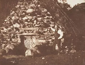 Calotype Negative Collection: Highland Hut, Loch Katrine, October 1844. Creator: William Henry Fox Talbot