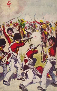 The Highland Light Infantry. The Charge of the Mahratta Cavalry at Assaye, 1803, (1939)