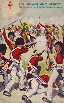 The Highland Light Infantry. The Charge of the Mahratta Cavalry at Assaye, 1803, (1939)