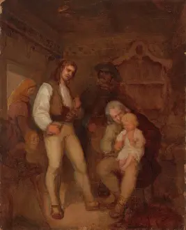 1869 Prints: Highlander's Family, 1869. Creator: Aleksander Kotsis