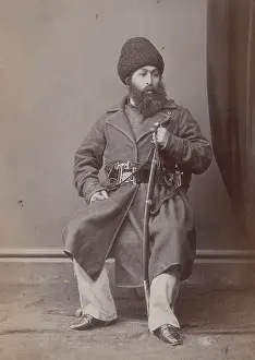 Beards Prints: His Highness the Amir Shere Ali, c1878. Creator: John Burke