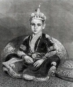 Jewels Prints: His Highness the Nizam of Hyderabad, 1876. Creator: Unknown