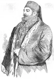 Viceroy Prints: His Highness Said Pacha, the New Viceroy of Egypt - from an original sketch