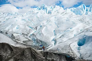 Vastness Collection: Hiking on a Glacier. Creator: Dorte Verner
