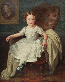 Hilda Amalia Brusewitz (b. 1853), 1850s. Creator: Gustaf Henrik Brusewitz