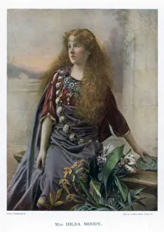 Theatrical Costume Prints: Hilda Moody, British actress, 1901. Artist: Ellis & Walery