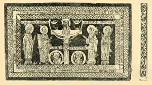 Reliquary Prints: The Hildesheim Portable Altar, c1160-1170, (1881). Creator: W Jones