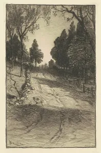 Uphill Prints: Up the Hill, 1879. Creator: James David Smillie
