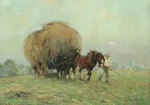 Misty Prints: At the Top of the Hill, 1925-1949. Creator: William Smith
