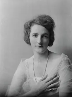 Sincerity Prints: Hill, J. Miss, portrait photograph, 1916. Creator: Arnold Genthe