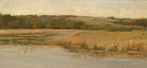 Hill and Marshland, late 19th-early 20th century. Creator: Max Weyl Hill and Marshland, late 19th-early 20th century. Creator: Max Weyl