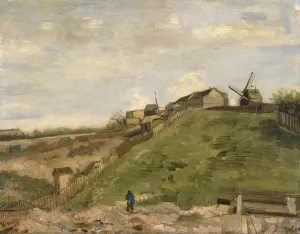 The hill of Montmartre with stone quarry, 1886. Artist: Gogh, Vincent, van (1853-1890) The hill of Montmartre with stone quarry, 1886. Artist: Gogh, Vincent, van (1853-1890)