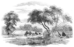 Munda Prints: Hill Village in the Santhal Country, 1856. Creator: Unknown