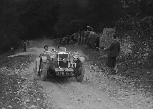 Rally Prints: Hillman Aero Minx competing in a motoring trial, Nailsworth Ladder, Gloucestershire, 1930s