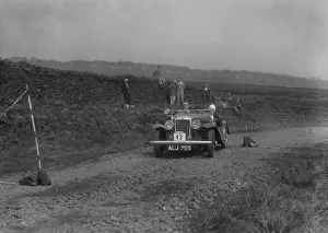 Bartlett Collection: Hillman Aero Minx open 2-seater of LJO Bartlett competing in the Sunbac Inter-Club Team Trial, 1935