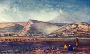 Adam And Charles Prints: The Hills Round Nazareth from the Plain of Esdraelon, 1902. Creator: John Fulleylove