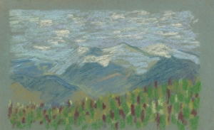 Arnold Peter Weisz Kubncan Prints: Hillside landscape, 1935-1944. Creator: Arnold Peter Weisz-Kubincan