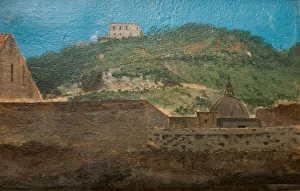 A Hilltop Near Naples, 1782. Creator: Thomas Jones A Hilltop Near Naples, 1782. Creator: Thomas Jones