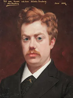 Blue Eyes Prints: Hilmer Forsberg, Bank Director, 1882. Creator: Nils Forsberg