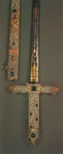 Hmso Gallery: Hilt and scabbard of the Jewelled State Sword, 1953