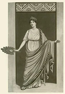 4th Century Bc Prints: The Himation. A Garment Worn in Greece and Rome Between 550 B. C. and 300 A. D. 1924