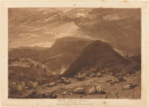 Etching And Mezzotint Prints: Hind Head Hill, published 1811. Creator: JMW Turner