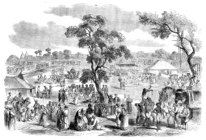 Sadu Prints: A Hindoo Fair, 1858. Creator: Unknown
