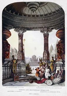 Hindoo and Mahomedan Buildings, 1835. Artist: G Baxter