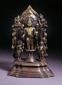 Vishnu Prints: The Hindu God Vishnu, 11th-12th century. Creator: Unknown