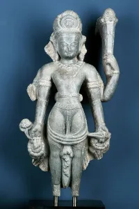 Vishnu Prints: The Hindu God Vishnu, 13th-14th century. Creator: Unknown