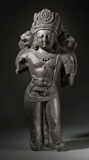 Vishnu Prints: The Hindu God Vishnu, between 875 and 900. Creator: Unknown