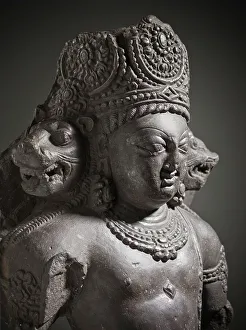Vishnu Prints: The Hindu God Vishnu, between 875 and 900. Creator: Unknown
