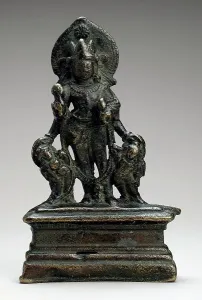 Vishnu Prints: The Hindu God Vishnu, 9th century or 10th century. Creator: Unknown