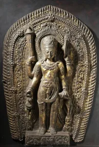 Vishnu Prints: The Hindu God Vishnu (image 1 of 3), 983. Creator: Unknown