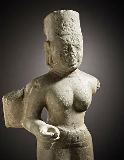 Cambodia Prints: The Hindu Goddess Durga (image 2 of 2), 7th-8th century. Creator: Unknown