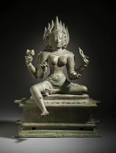 Topless Prints: The Hindu Goddess Kali, 11th century. Creator: Unknown