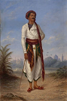 Antonion Zeno Shindler Gallery: Hindu Man, ca. 1893. Creator: Antonio Zeno Shindler