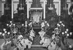 Hindu marriage ceremony, 1902. Artist: Kapp & Co