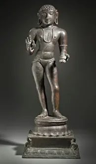 Tamil Prints: The Hindu Saint Manikkavacakar, early 12th century Creator: Unknown