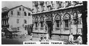 Images Dated 4th June 2007: Hindu Temple, Bombay, India, c1925