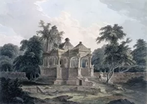 Bihar Collection: Hindu Temple in the Fort of the Rohtas, Bihar, India, c1790. Creator: Thomas Daniell