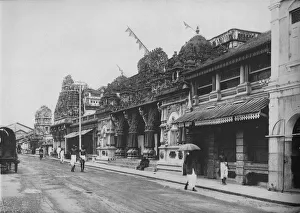 A Hindu Temple, Pettah, Colombo, c1890, (1910). Artist: Alfred William Amandus Plate