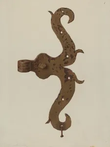 Butt Collection: Hinge Butt, c. 1940. Creator: Nicholas Amantea
