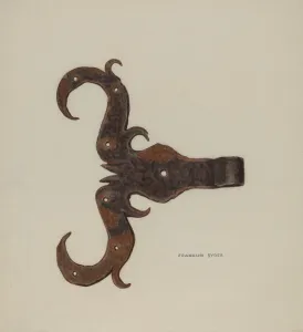Protestant Gallery: Hinge, c. 1940. Creator: Franklyn Syres