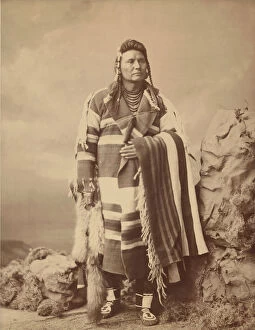 Chief Collection: Hinmatoowyalahtq it (Chief Joseph), 1879. Creator: Charles Milton Bell